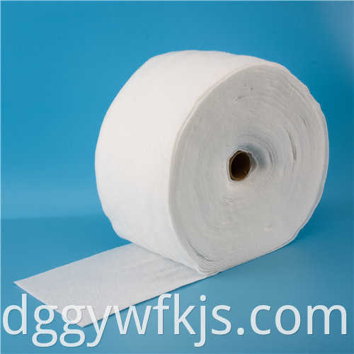 Shaped cotton polyester needle punched non-woven fabric